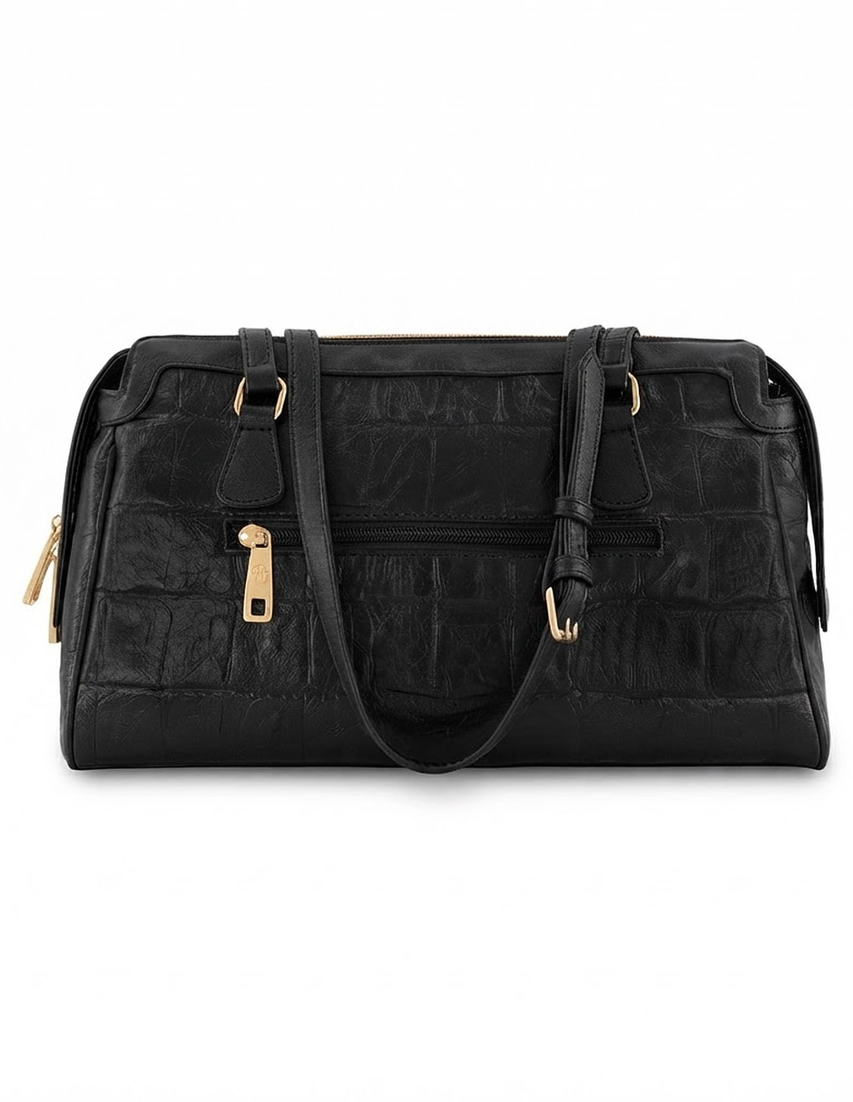 Bolsa bowler de piel para mujer 2