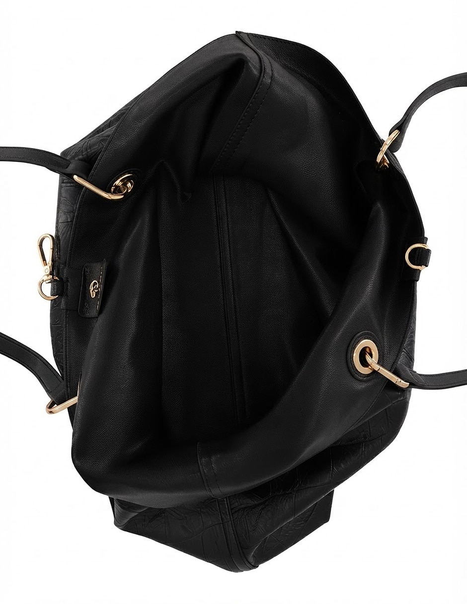 Bolsa shopper de piel para mujer 5