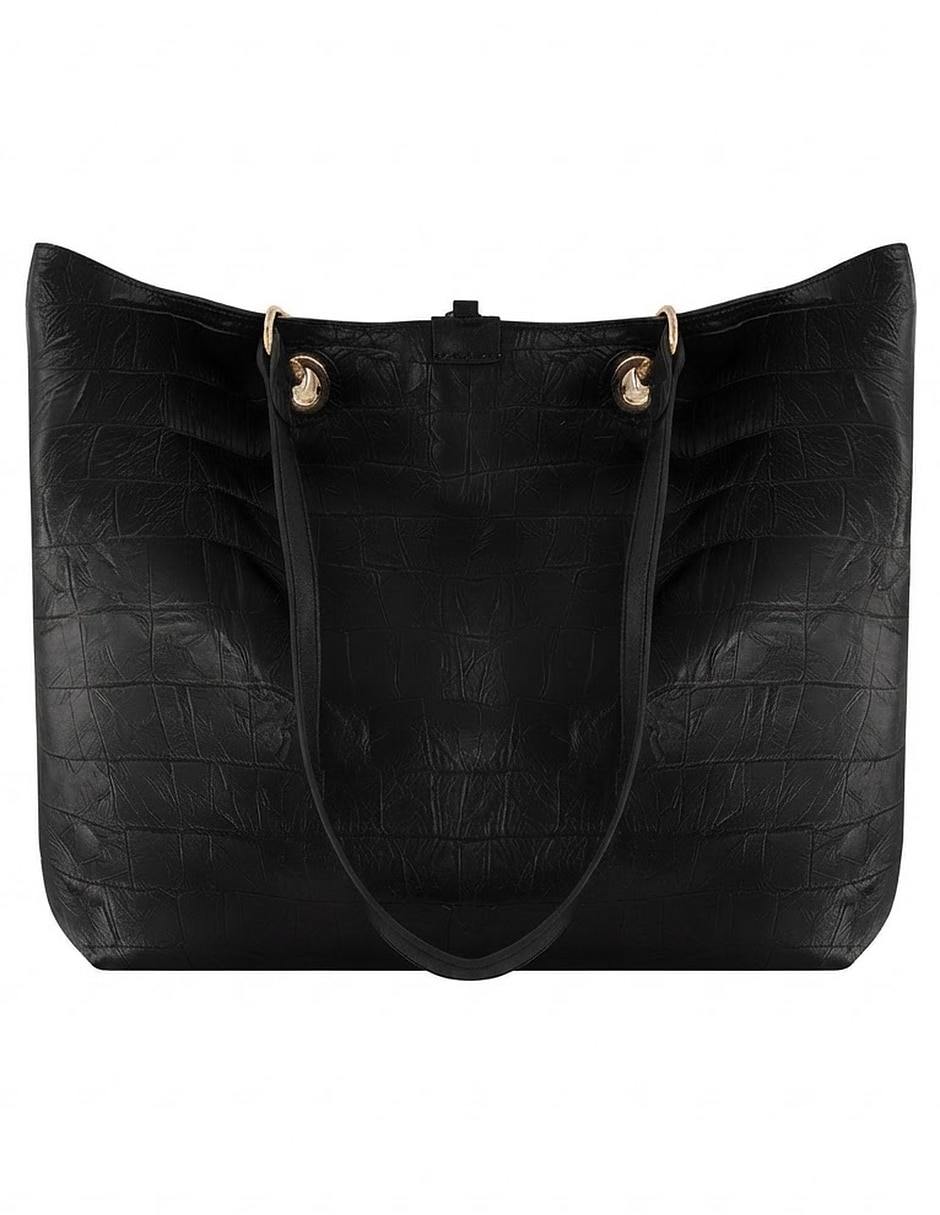 Bolsa shopper de piel para mujer 4