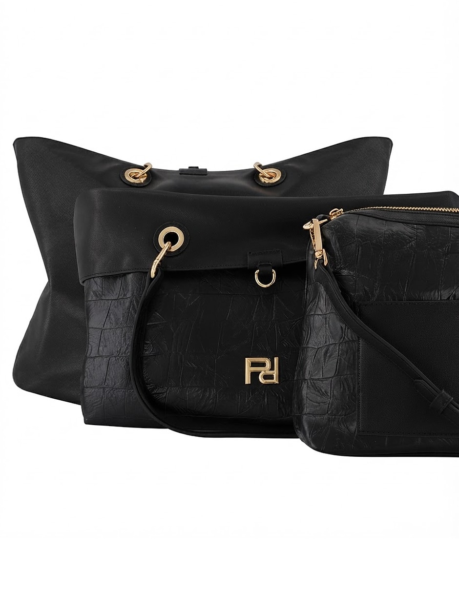 Bolsa shopper de piel para mujer 3