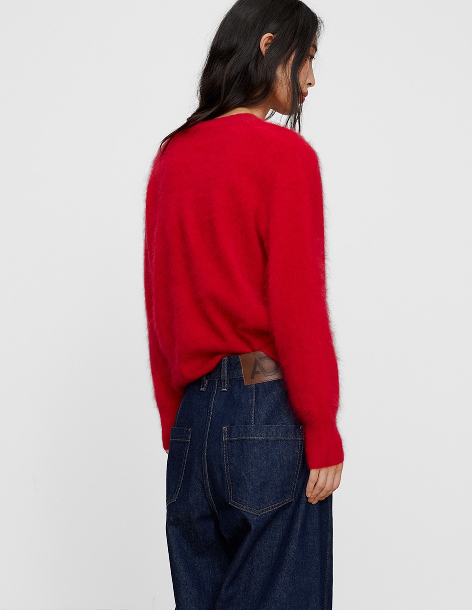 Suéter cuello redondo para mujer 5