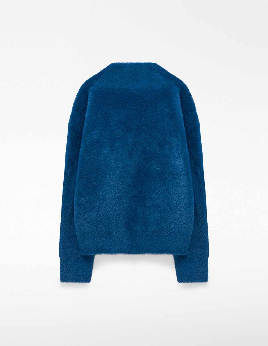 Suéter cuello redondo para mujer 4