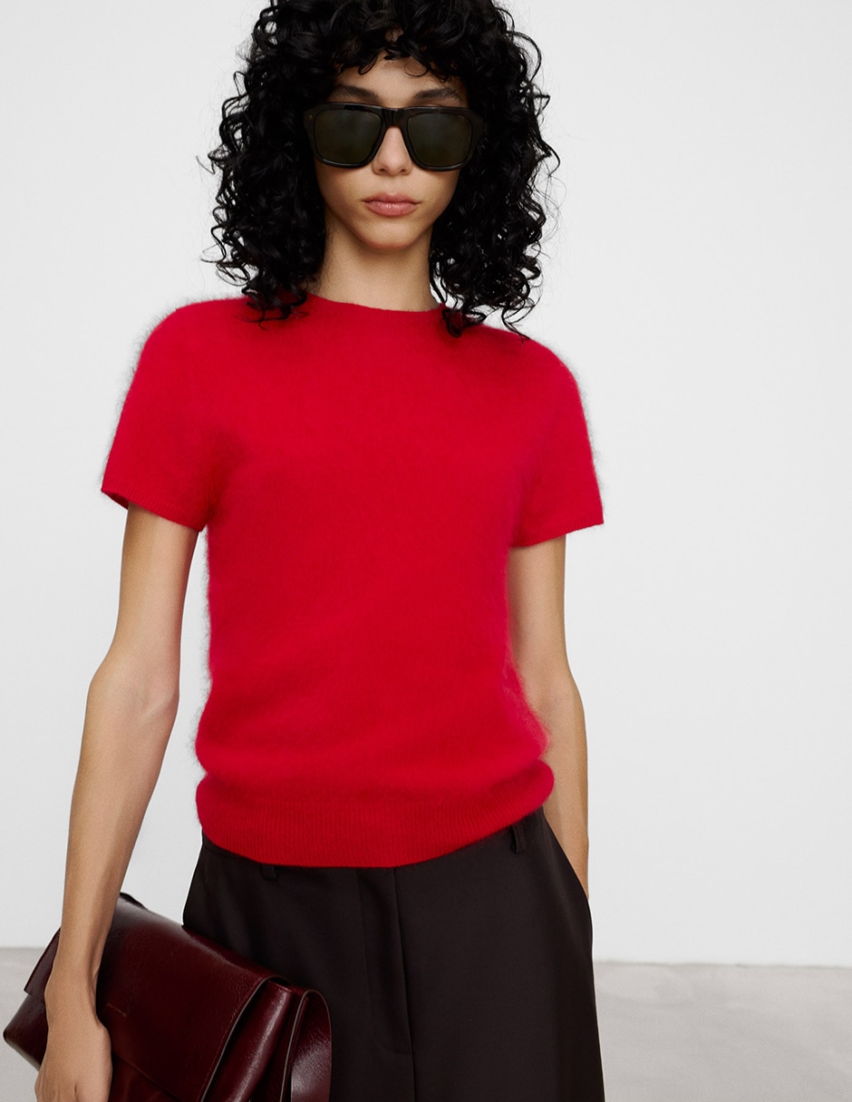Suéter cuello redondo para mujer Suéter cuello redondo para mujer