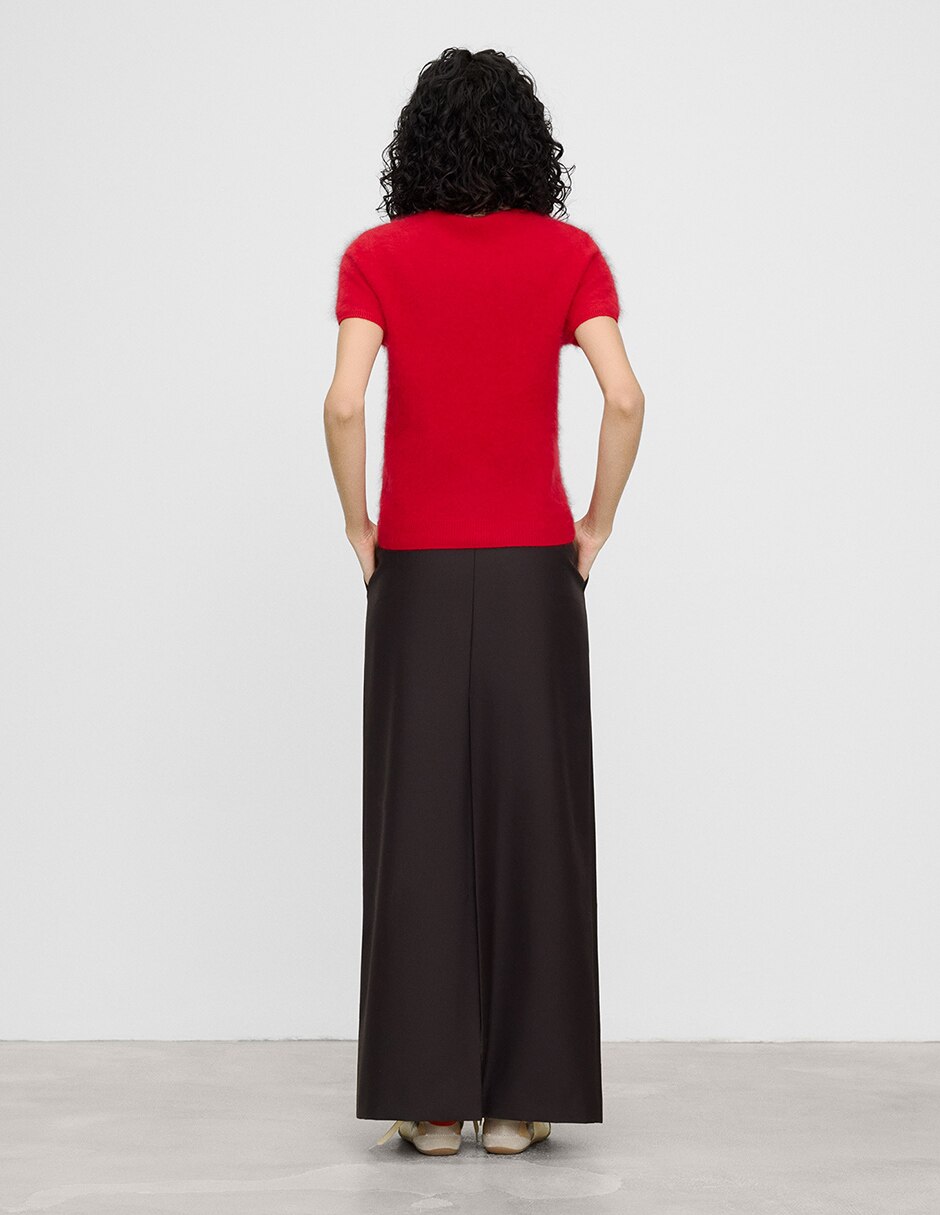 Suéter cuello redondo para mujer 4