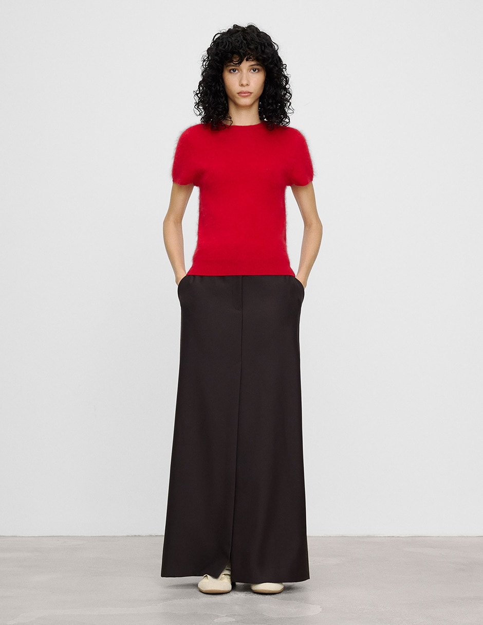 Suéter cuello redondo para mujer 6