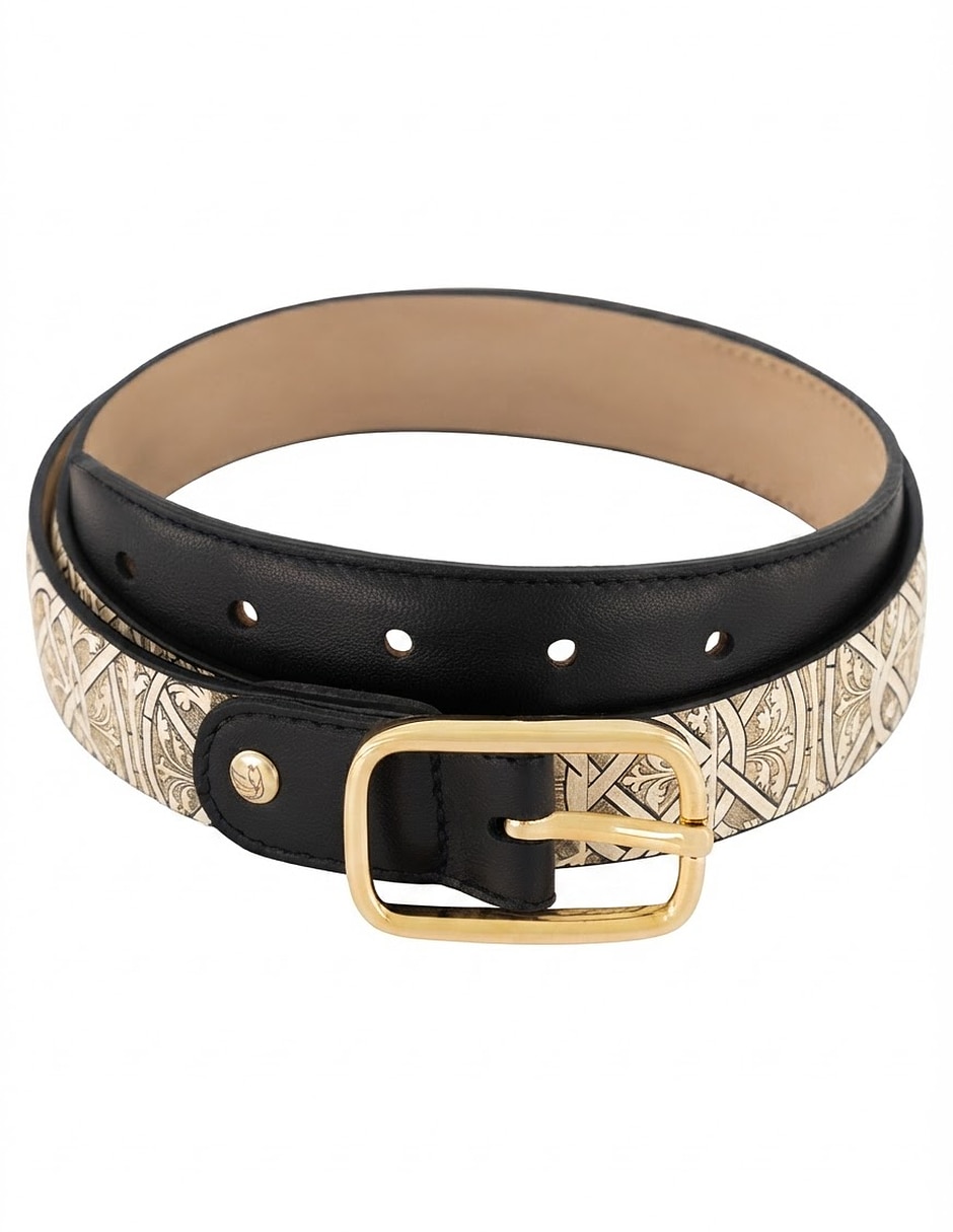 Cinturón de piel para mujer