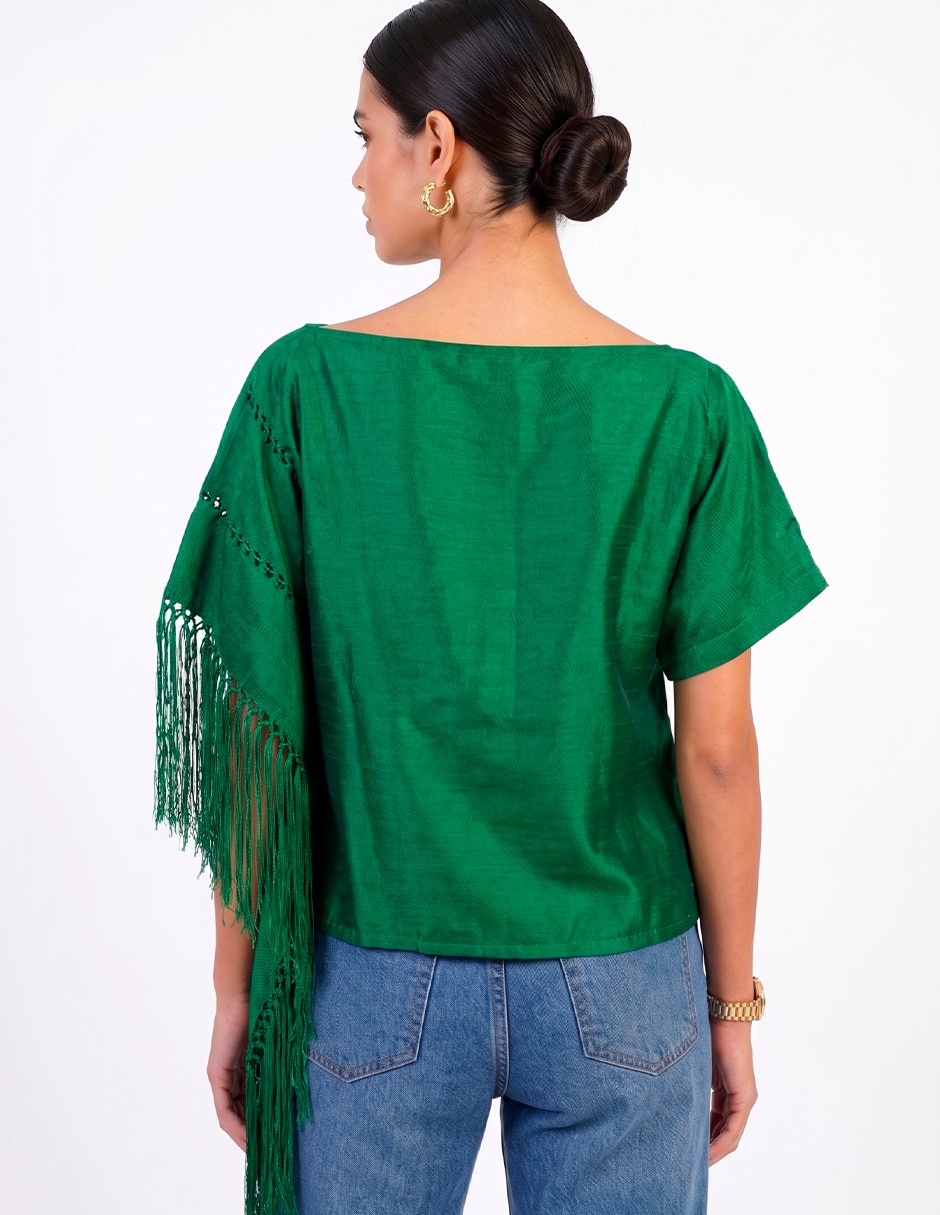 Blusa manga corta para mujer 7