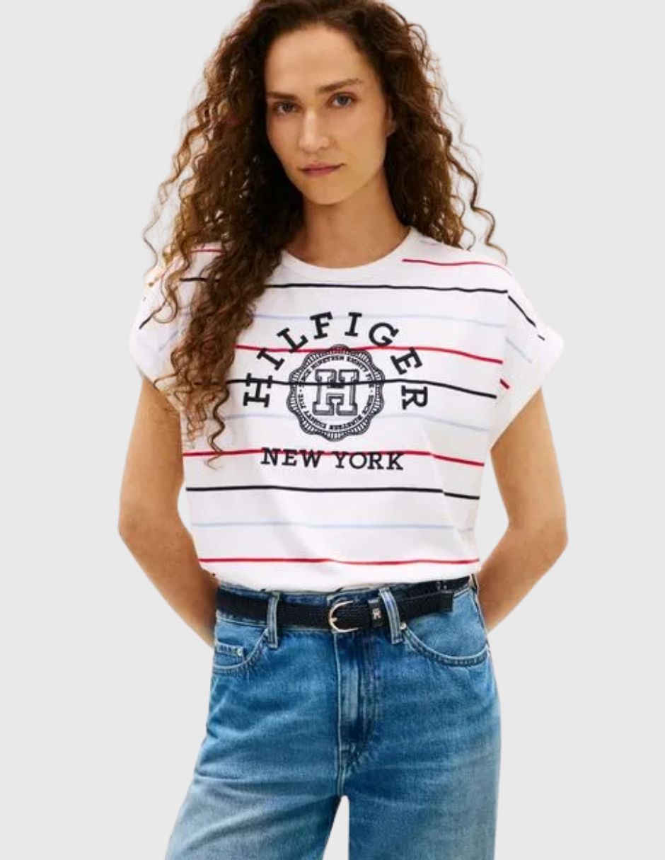 Playera manga Sin colección cuello Redondo para mujer