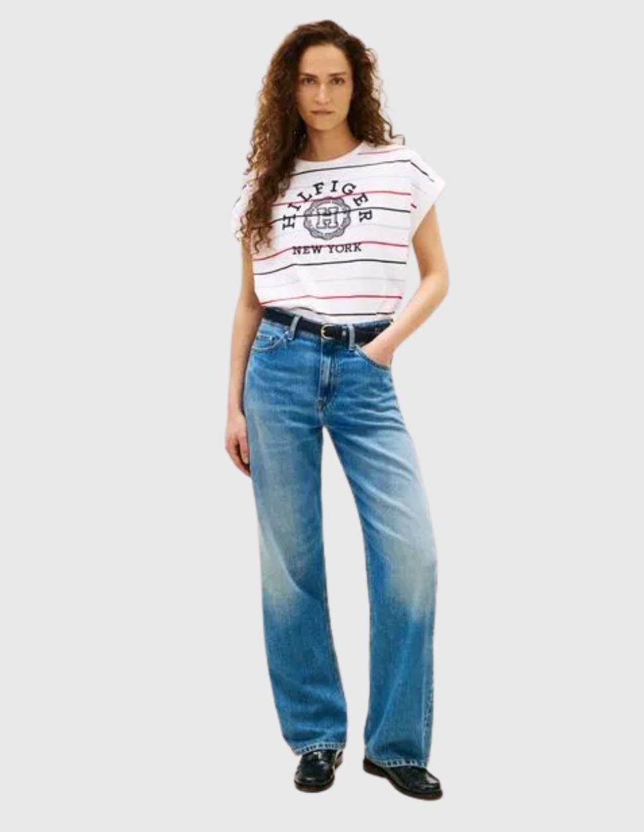 Playera manga Sin colección cuello Redondo para mujer 4