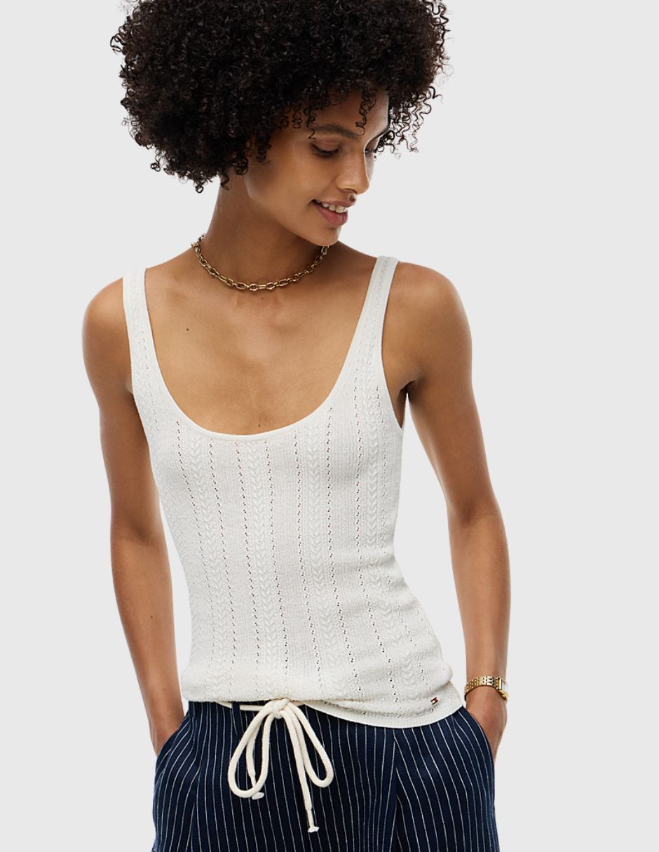 Playera manga Sin colección cuello Redondo para mujer 4