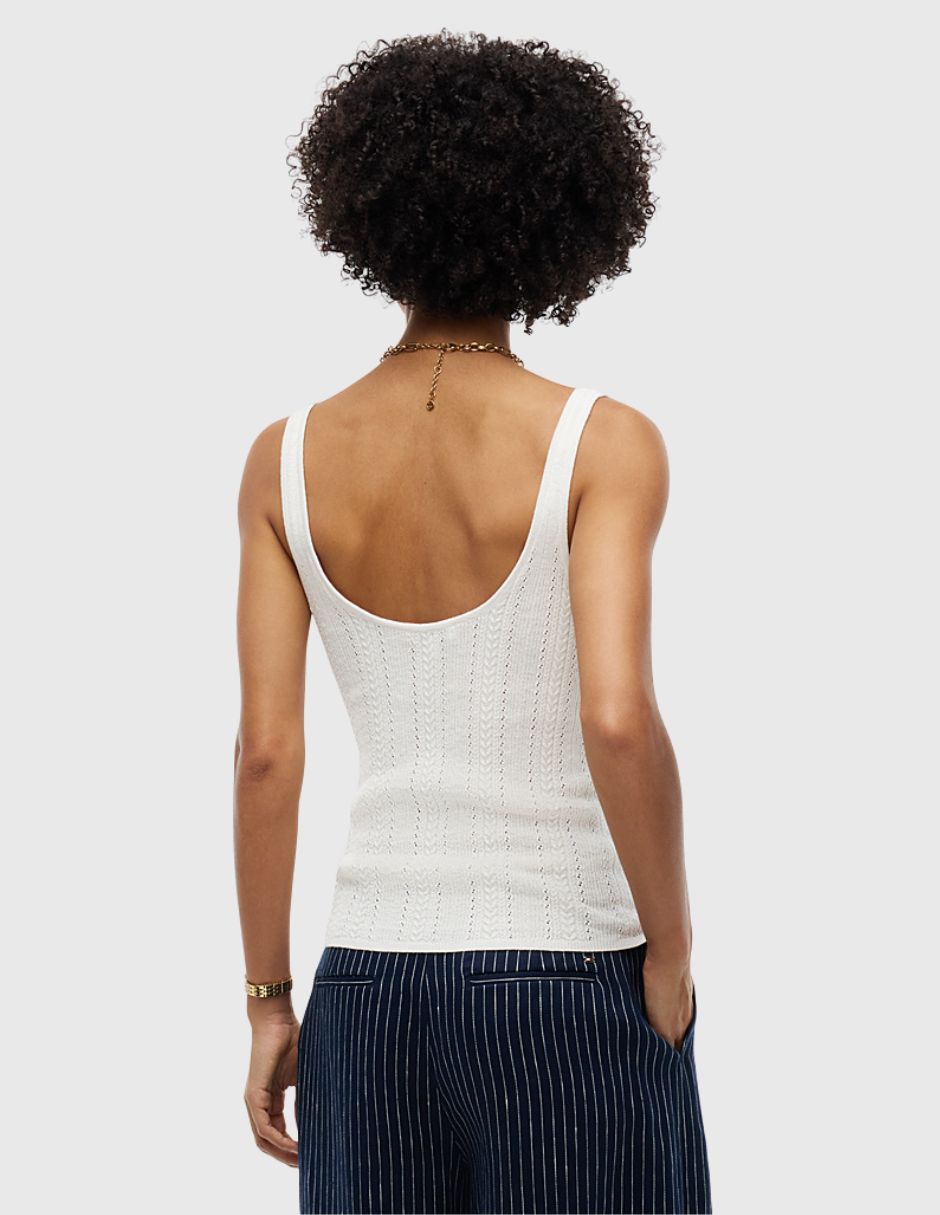 Playera manga Sin colección cuello Redondo para mujer 3