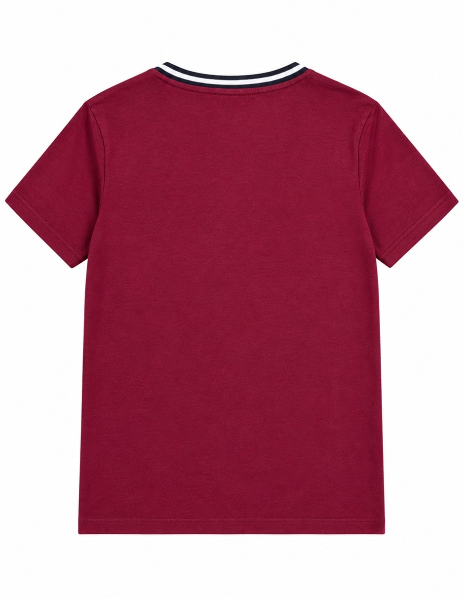 Playera manga cuello v para mujer 6