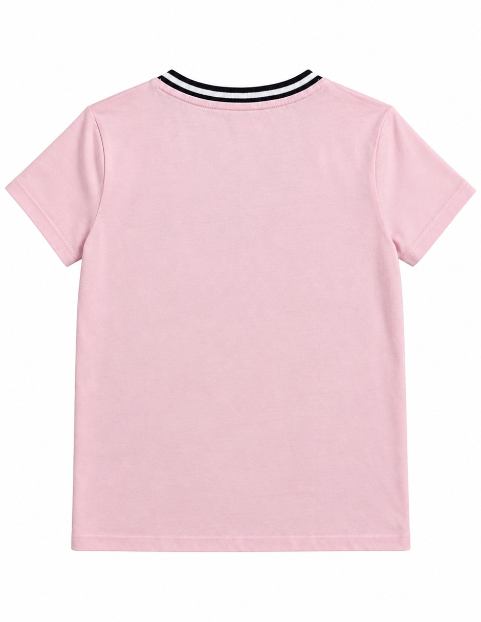 Playera manga cuello v para mujer