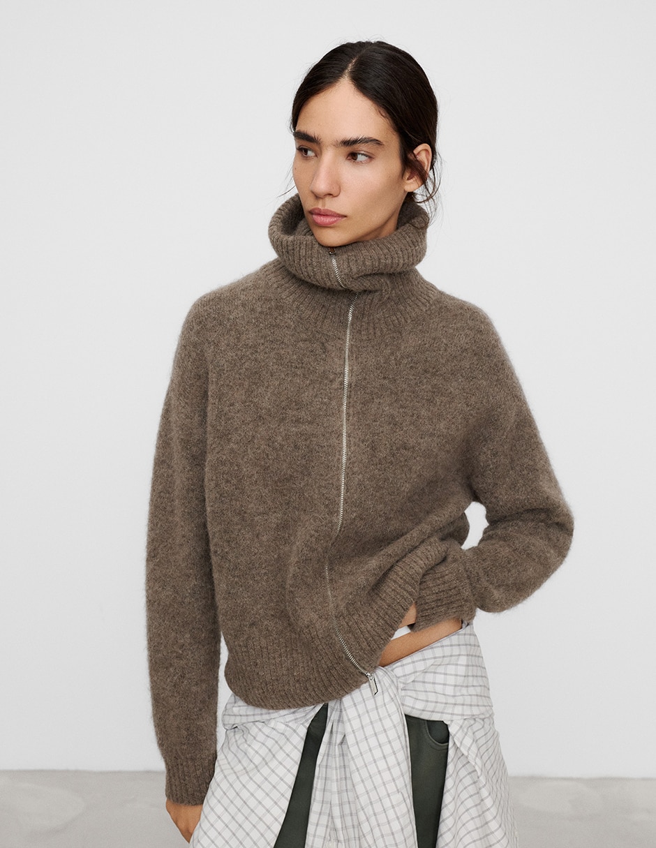 Suéter cuello alto para mujer Suéter cuello alto para mujer