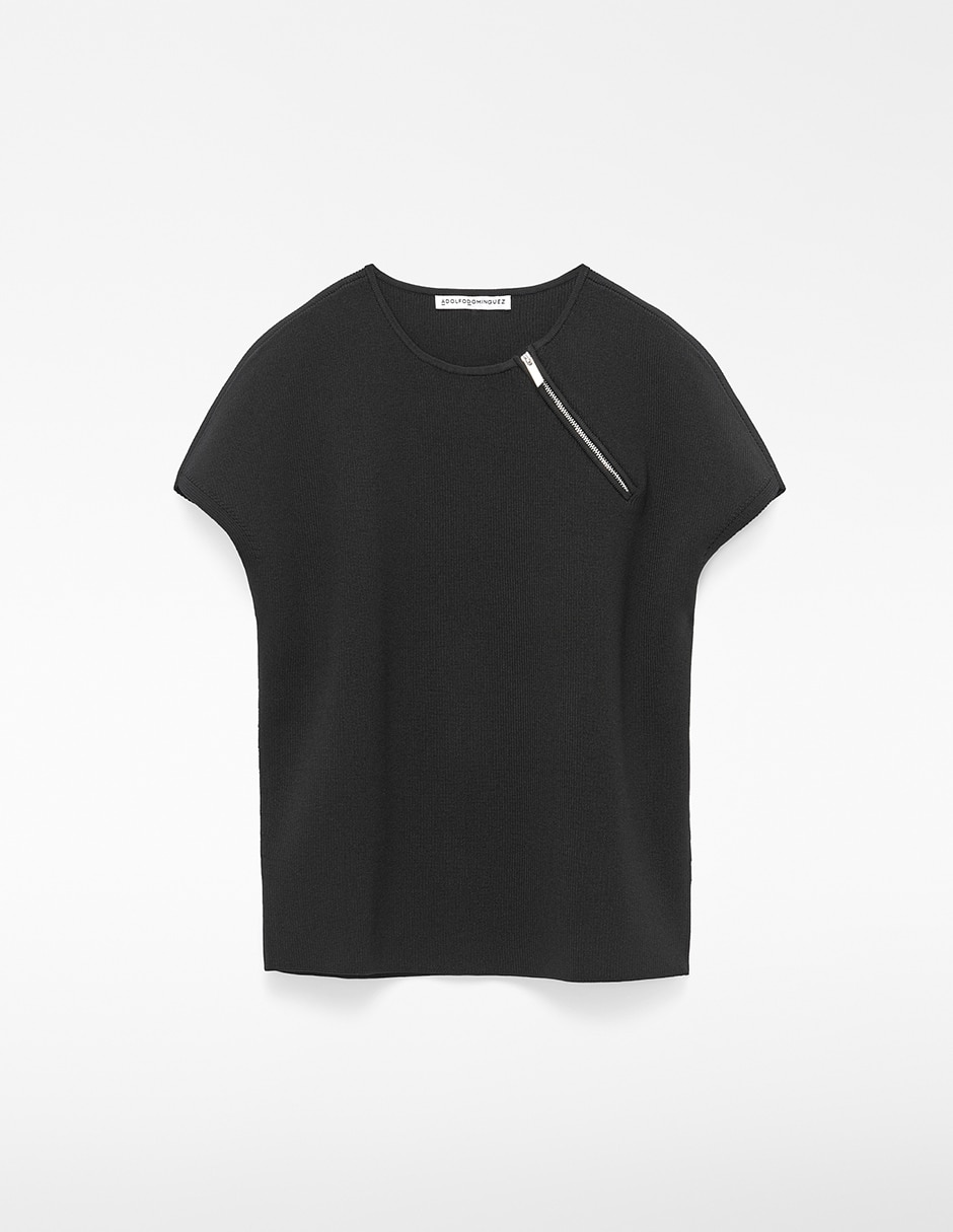 Blusa manga corta para mujer 5