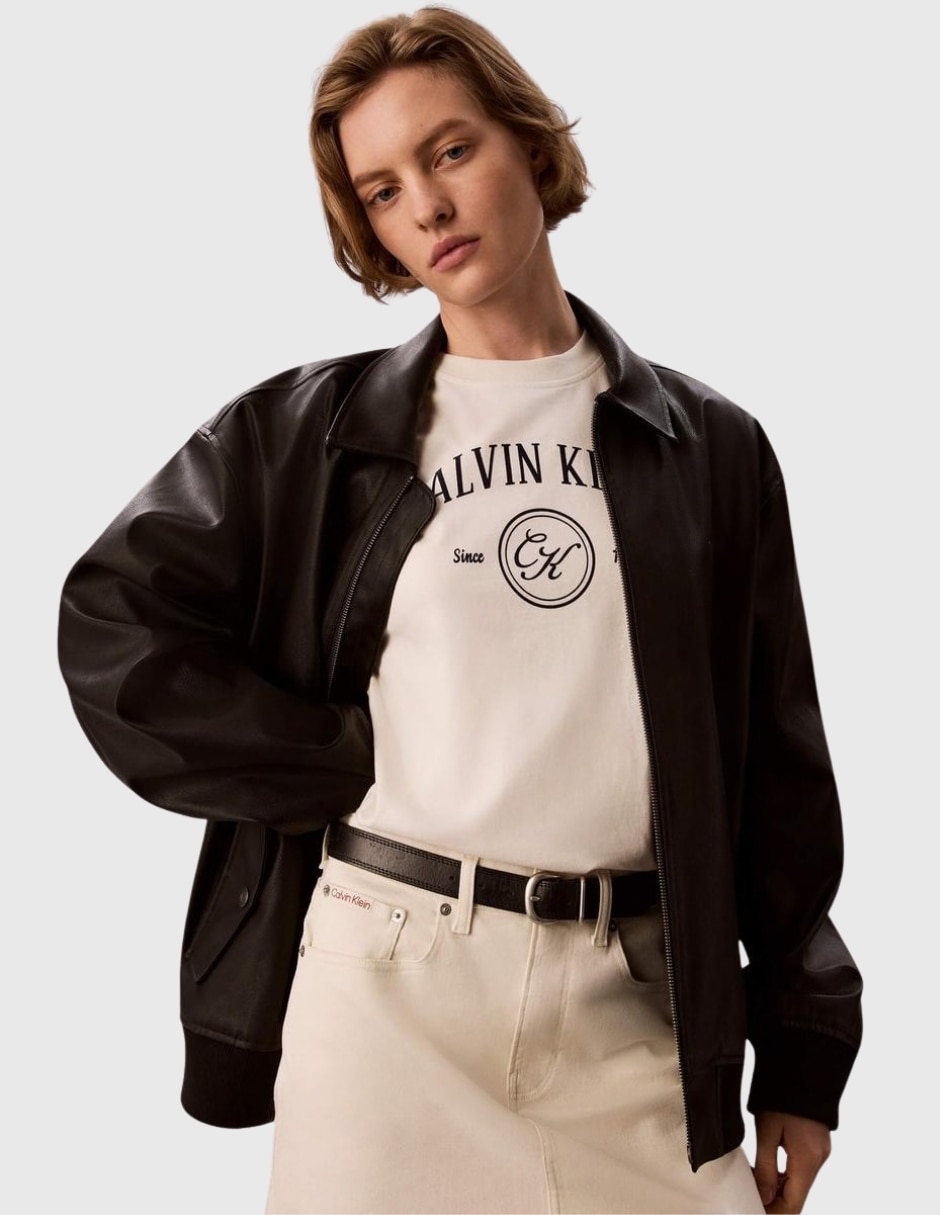 Playera manga Sin colección cuello Redondo para mujer 4