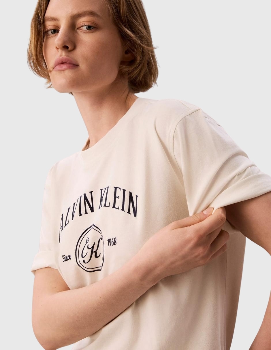 Playera manga Sin colección cuello Redondo para mujer 5