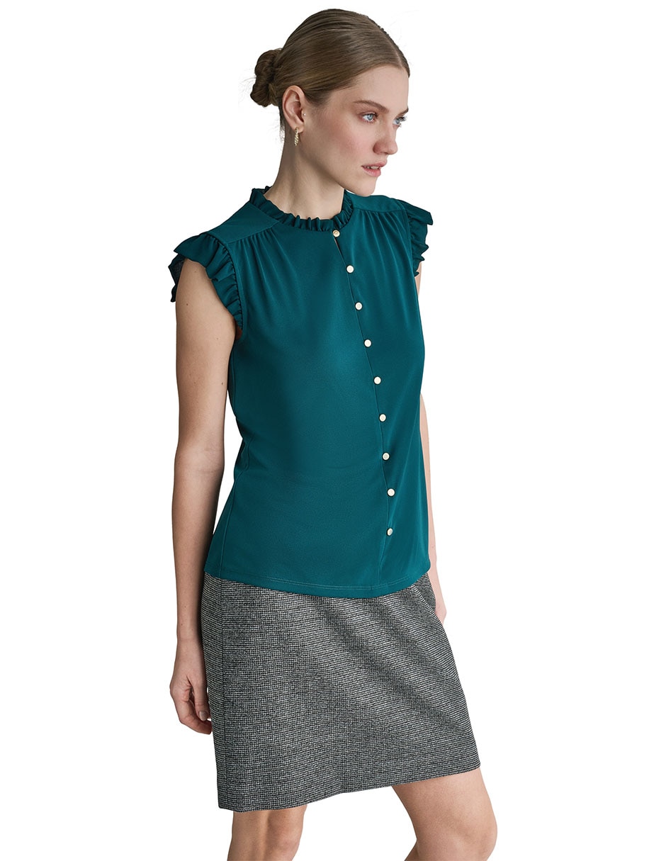 Blusa manga Sin Manga para mujer 2
