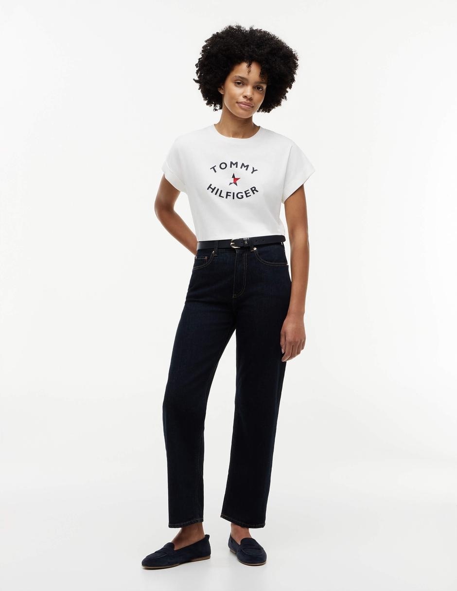 Playera manga Sin colección cuello Redondo para mujer 3