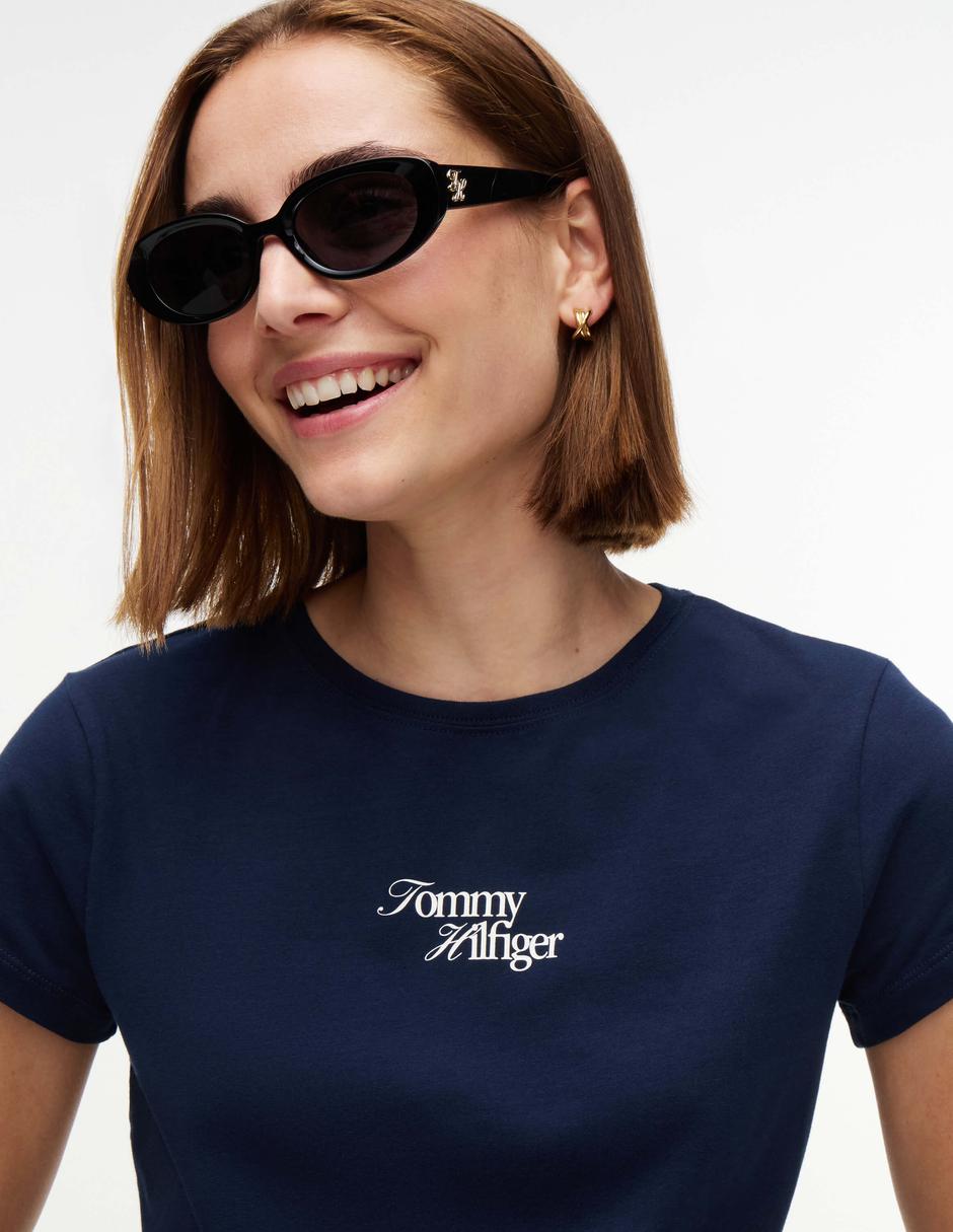 Playera manga Sin colección cuello Redondo para mujer 4