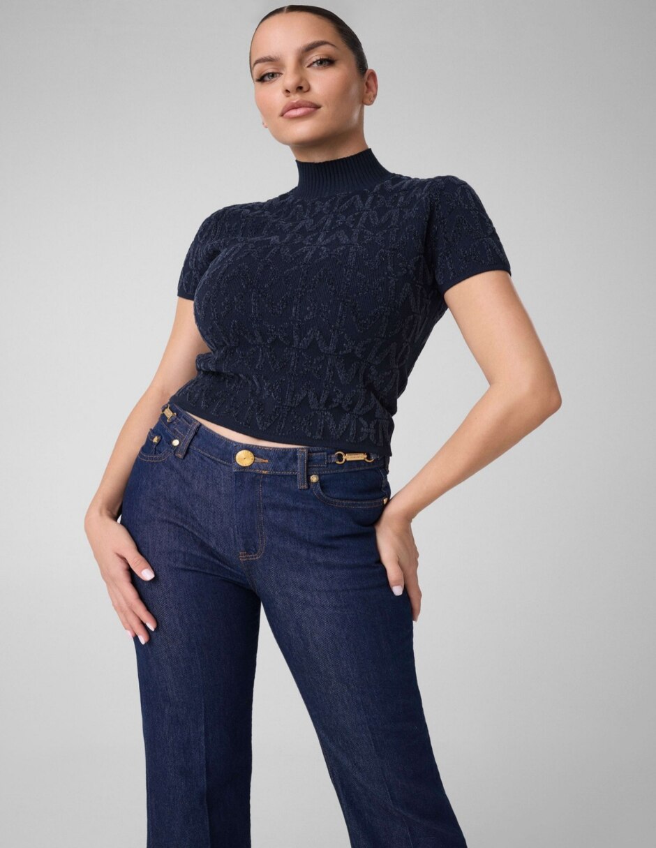 Blusa NALIYA manga Corta para mujer