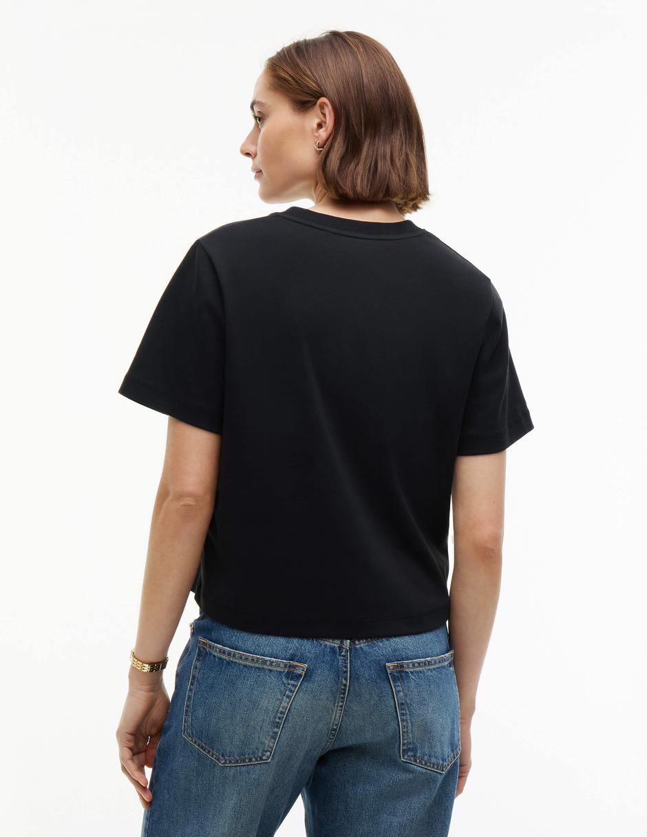 Playera manga Sin colección cuello Redondo para mujer 4