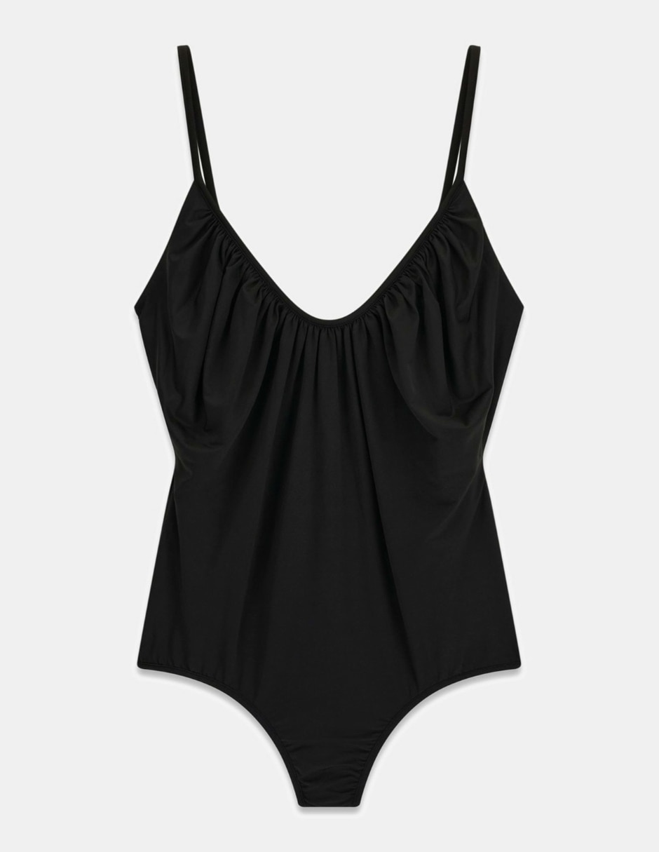 Body cuello v para mujer
