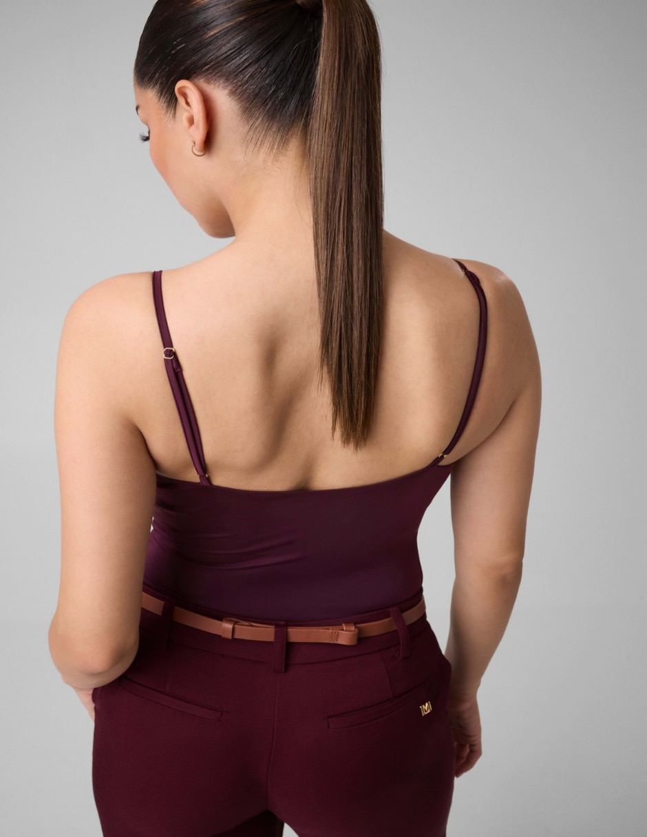 Body cuello redondo para mujer