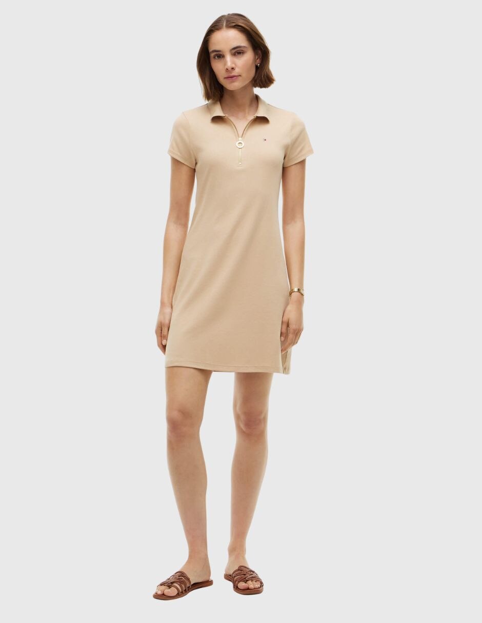 Vestido arriba rodilla casual tommy para mujer 2