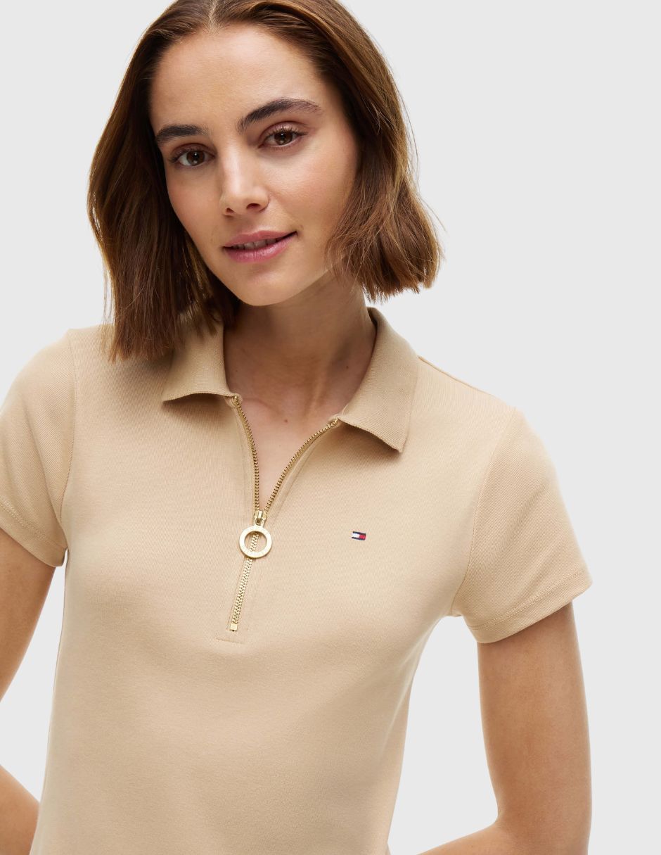 Vestido arriba rodilla casual tommy para mujer 5