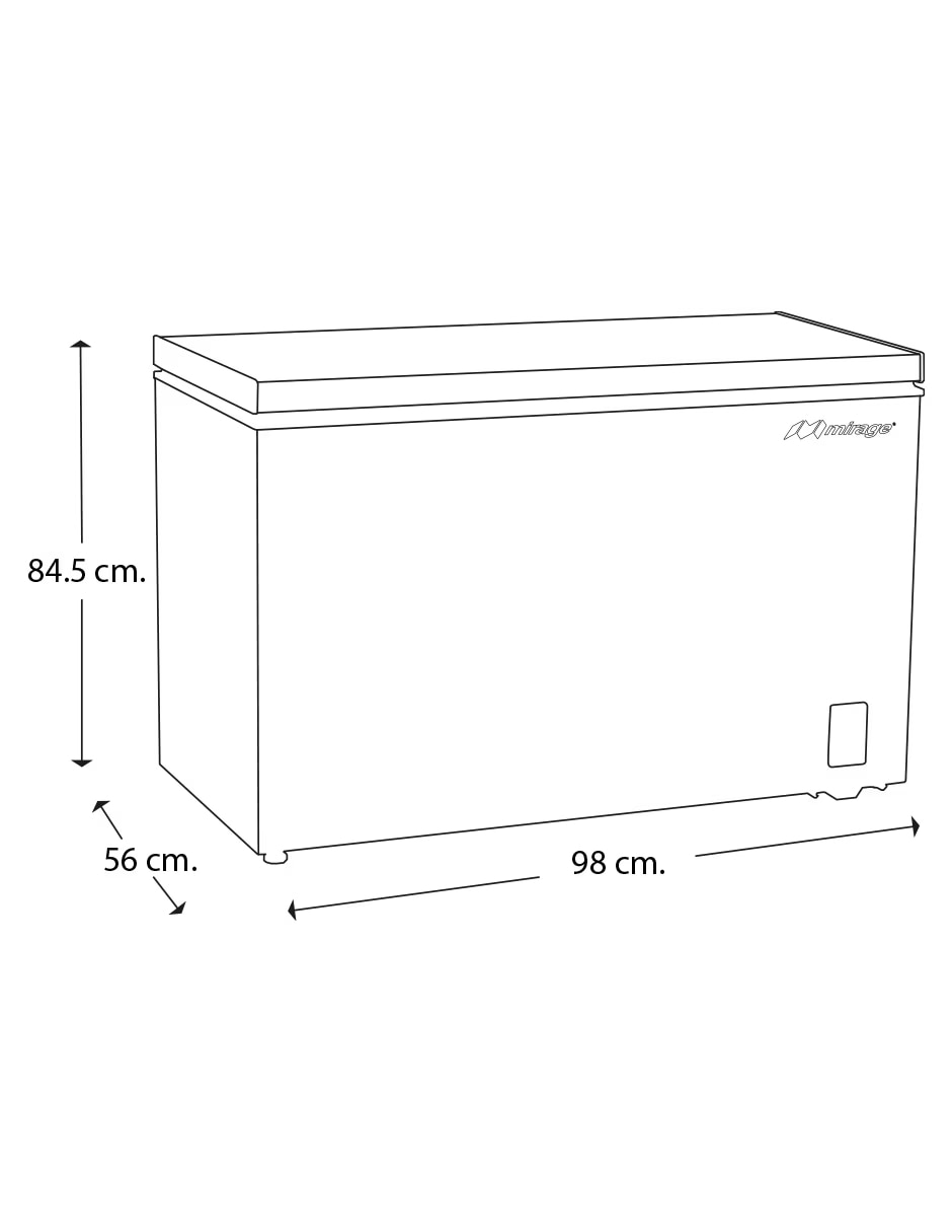 Congelador mcp20hb horizontal 7 pies cúbicos 3
